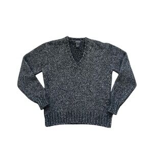 Lafayette 147 wool mohair blend knit sweater‎ gray L